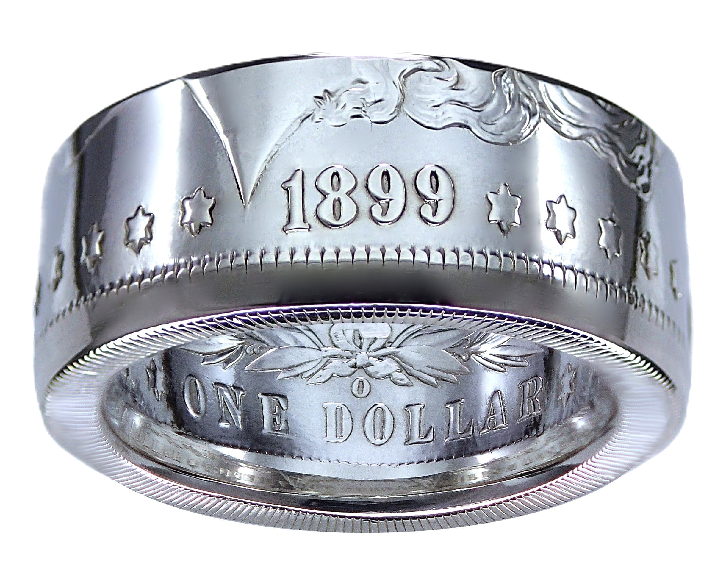 RAOING Morgan Dollar Spiral Ring 19号 RAOING Morgan Dollar Spiral Ring 19号 Amazon.com: 1921